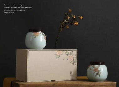 富贵吉祥陶瓷罐茶叶罐礼盒包装盒设计